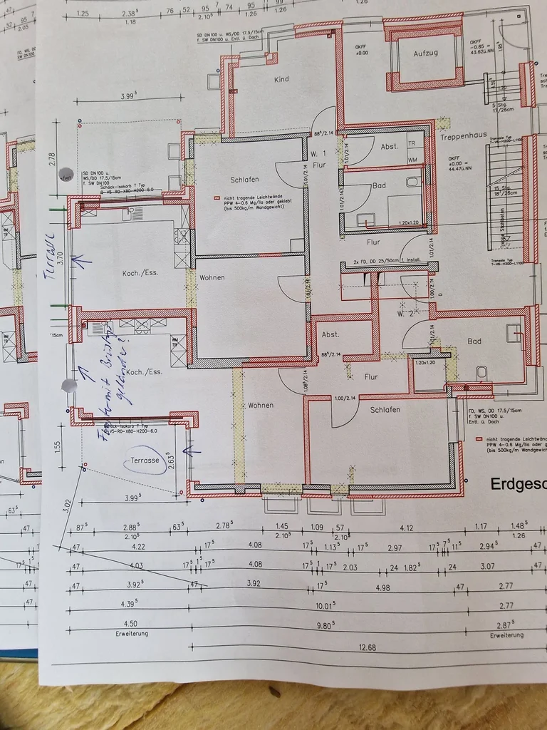 Planungsarbeit im Büro