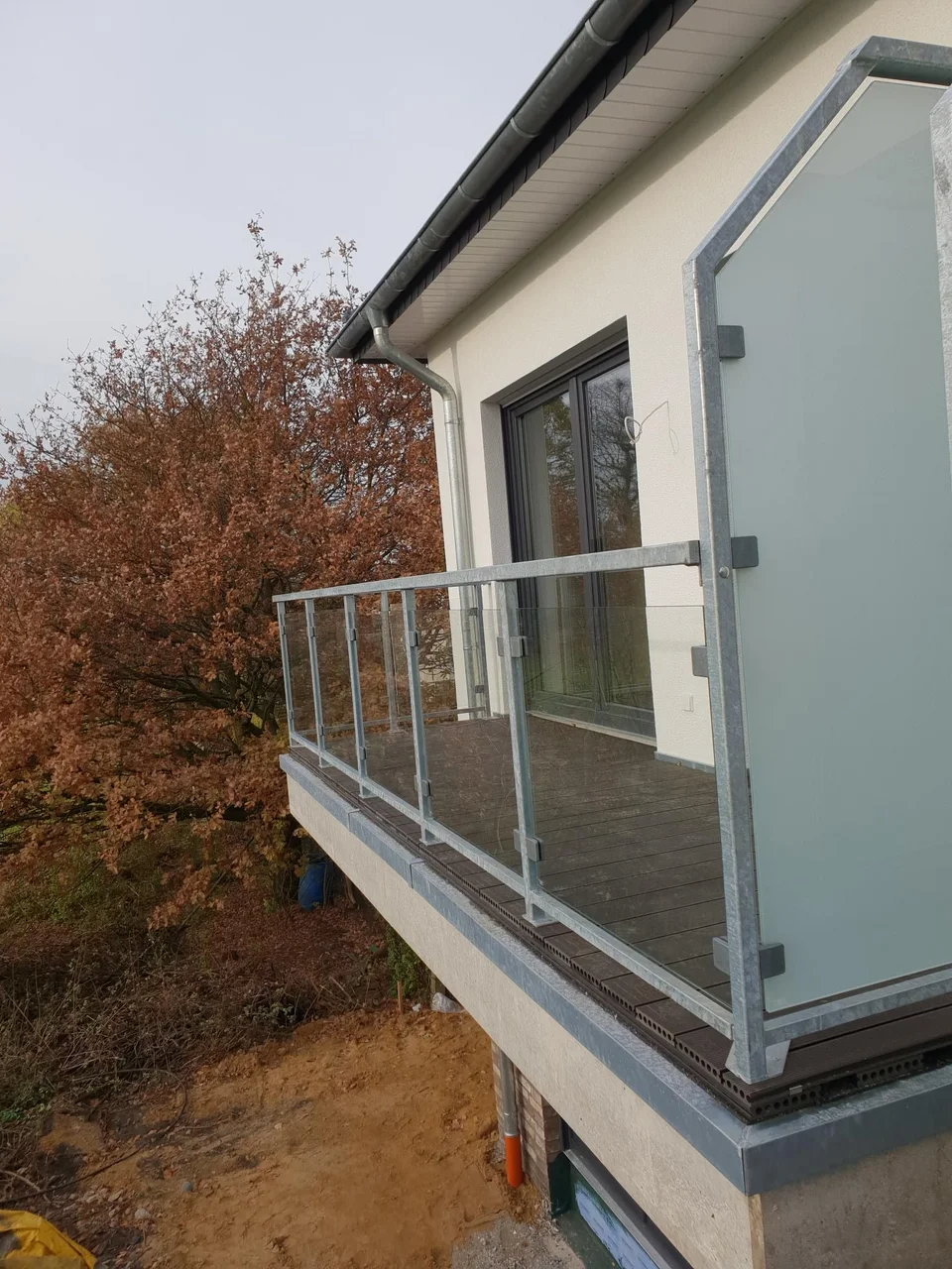 Mehrfamilienhaus Wettringen während der Bauphase – Außenansicht