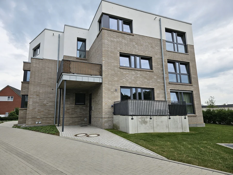 Mehrfamilienhaus Bevergern – Bestandsgebäude im August 2022