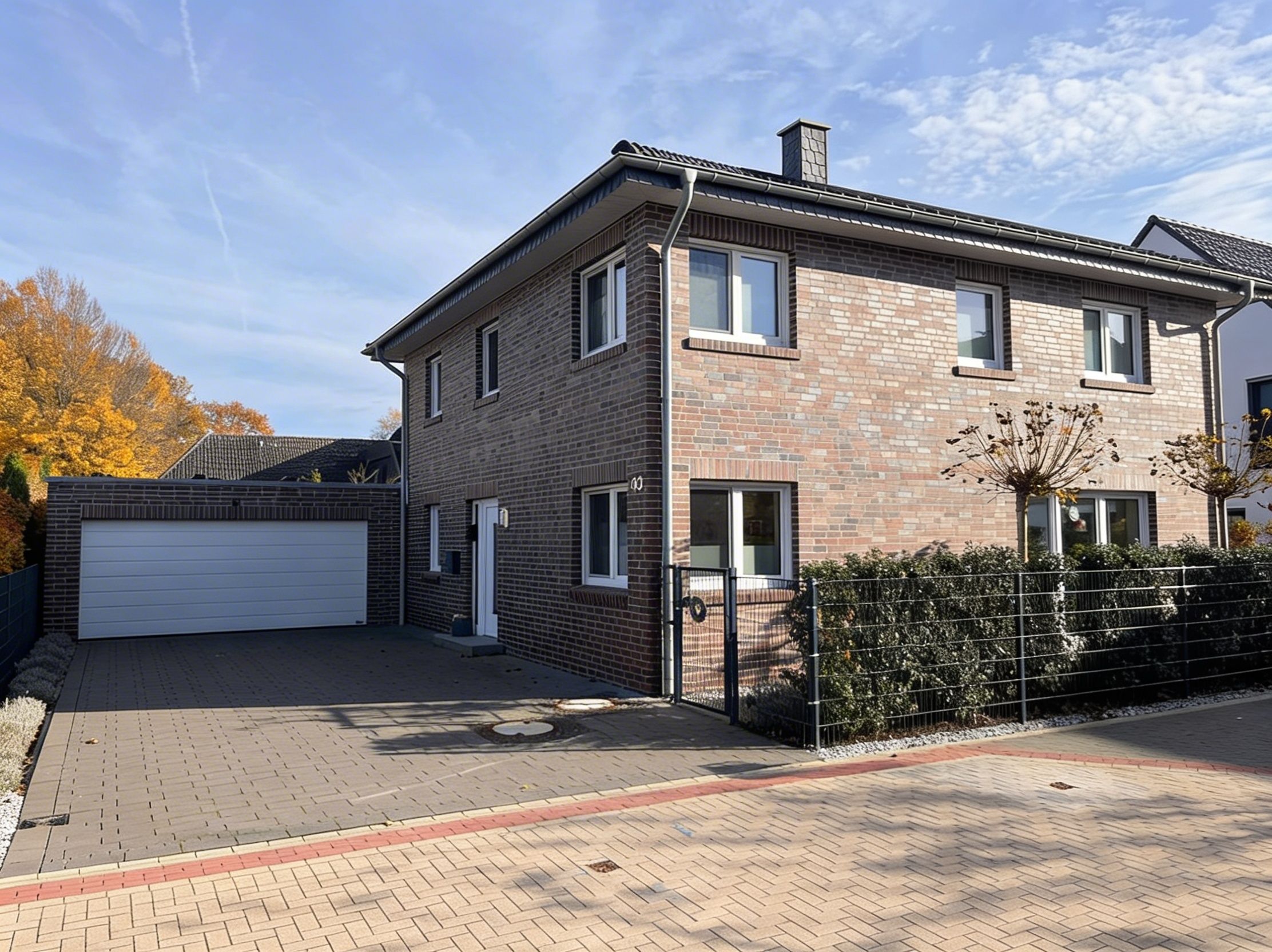 Stadtvilla in Thuine – Zeltdach-Neubau mit Doppelgarage